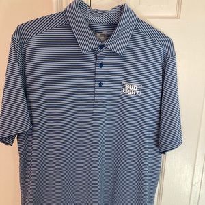 Under Armor Bud Light Polo Large
